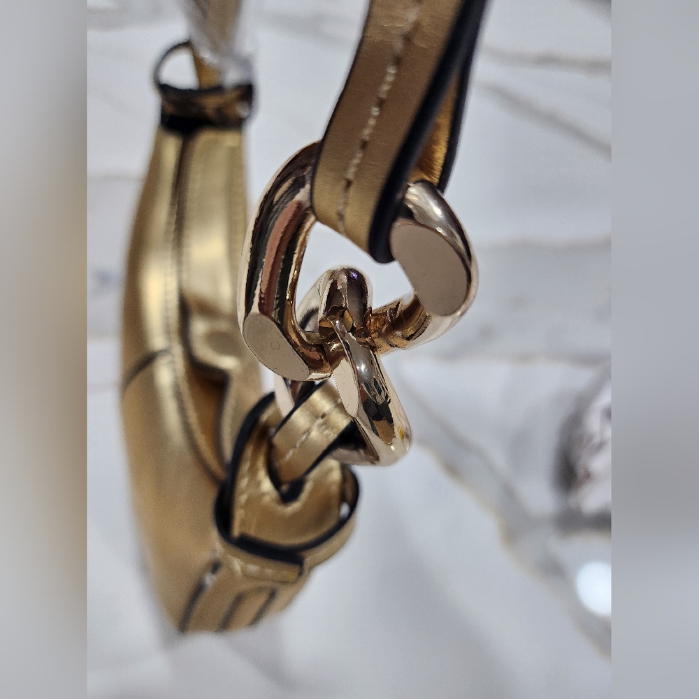 Topshop gold shoulder bag - Picture 5 of 9